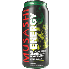 MUSASHI ENERGY DRINK PINEAPPLE 500ML CAN 1X12