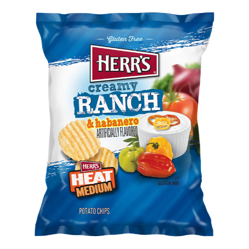 HERR'S CREAMY HABANERO -6925-170G-6OZ 1X12 (Clearance)