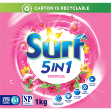 SURF TROPICAL LAUNDRY POWDER 1KG