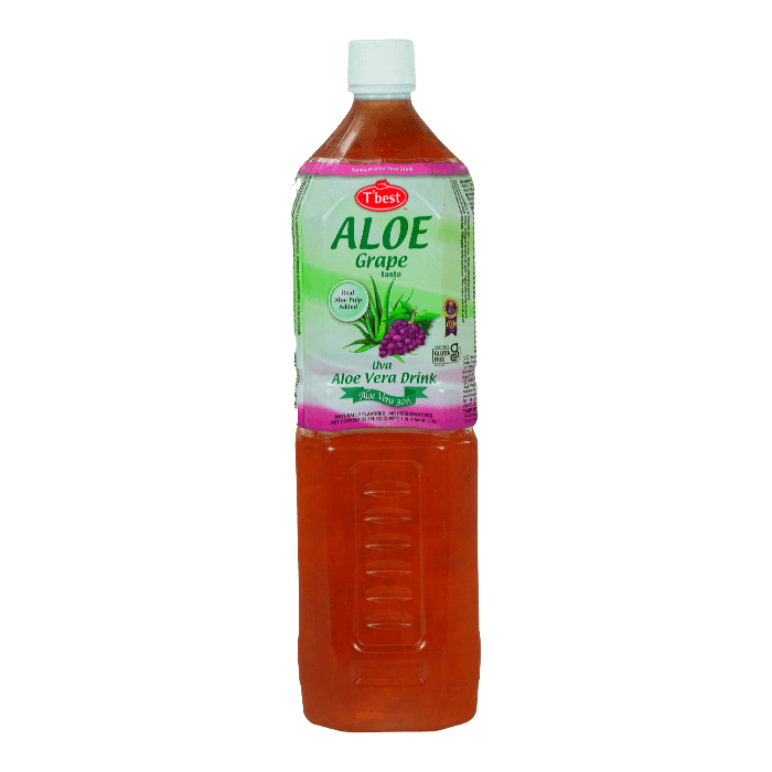 T'BEST ALOE VERA DRINK GRAPE 1.5L X12