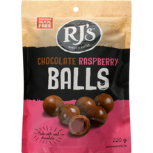RJ'S BAG CHOCOLATE RASPBERRY BALLS 220G