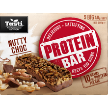 Tasti Protein Bars Nutty Choc 40g 1x5