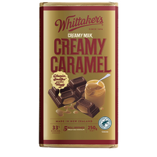 WHITTAKER'S BLOCK CREAMY CARAMEL 250G 1X12