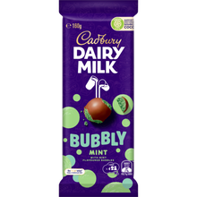 CADBURY BLOCK BUBBLY MINT 160G 1X11