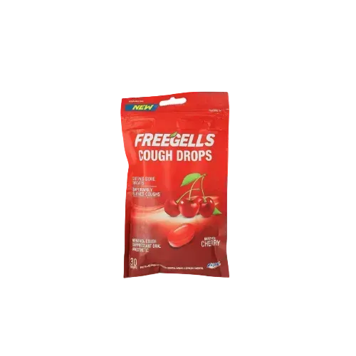 RICLAN FREEGELLS COUGH DROPS CHERRY 1X30 (Clearance)