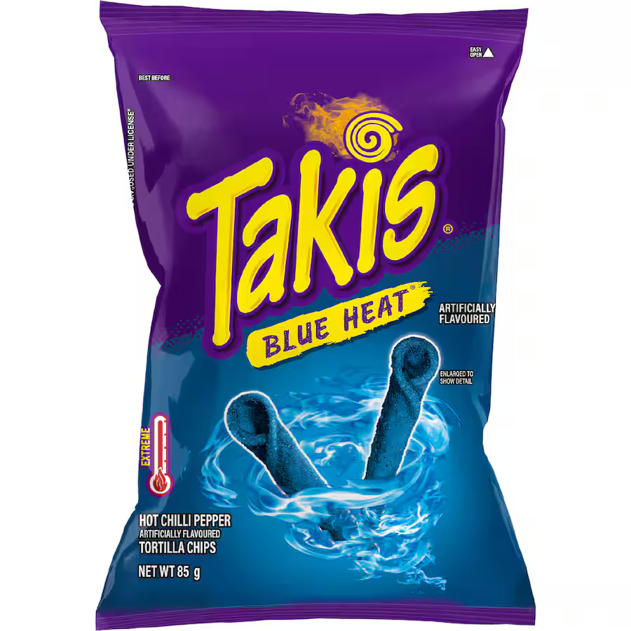 TAKIS - BLUE HEAT 85G 1X20