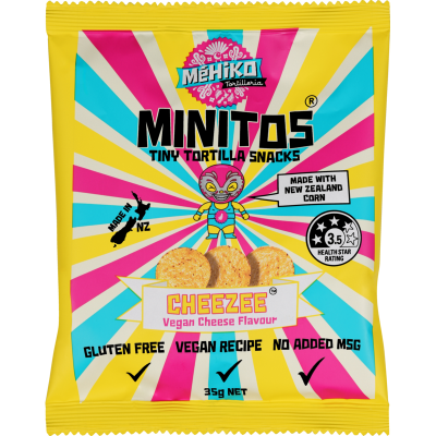 MEHIKO MINITOS CHEEZEE CHEESE CHIPS 35G X22