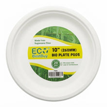 BIO BAGASSE PLATE 10# 1X20S