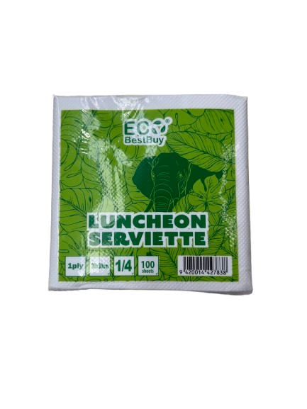 ECO BEST BUY TISSUE LUNCHEON SAFARI 1PLY 100 SHEETS