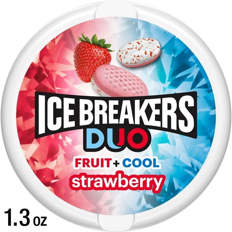 ICE BREAKERS MINT STRAWBERRY BERRY 1.3OZ-37G 1X8