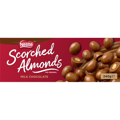 NESTLE BOXED SCORCHED ALMONDS 180G