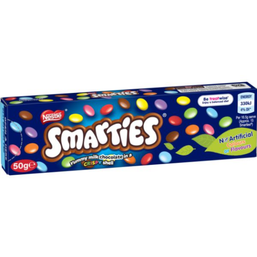 NESTLE MEDIUM BAR SMARTIES 50G 1X24