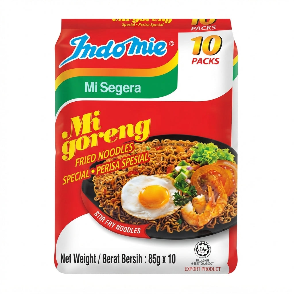 INDOMIE MI NOODLES GOERANGE SPECIAL 85GM 10PKTSX 6 BAGS