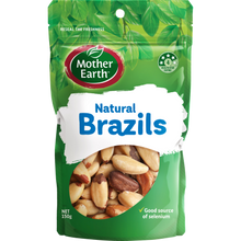 MOTHER EARTH PREMIUM NUTS BRAZILS 150G 1X12