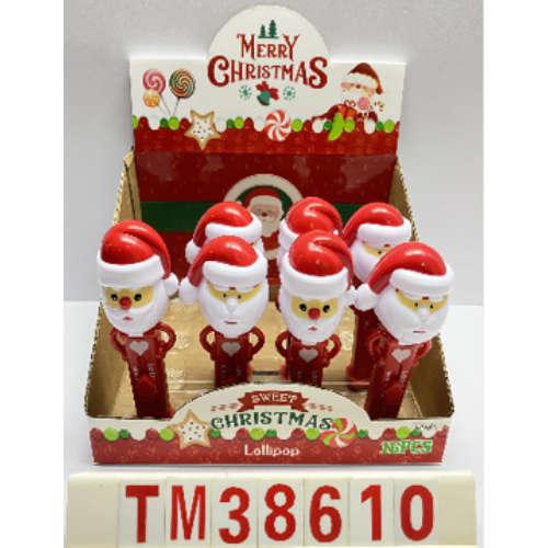 CANDY TOY SANTA LOLLIPOP 1X16 (TM38610)