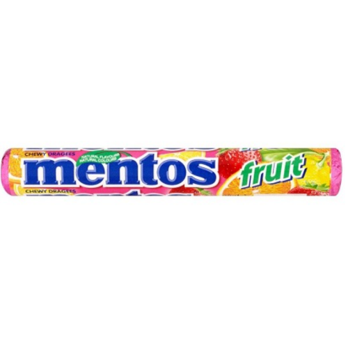 MENTOS FRUIT ROLL 37G 1X24