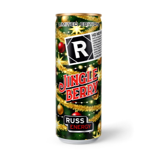 RUSS ENERGY JINGLE BERRY 355ML 1X24