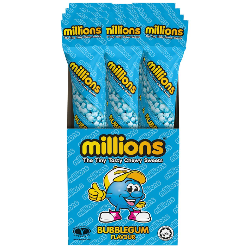 MILLIONS BUBBLEGUM 55G 1X12