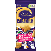 CADBURY BLOCK CARAMILK MARVELLOUS CREATIONS 190G 1X16