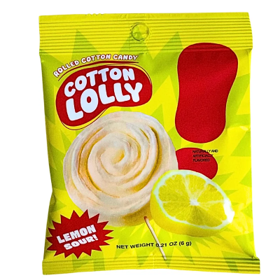CANDY LOLLY LEMON SOUR 0.21OZ/6G 1X10