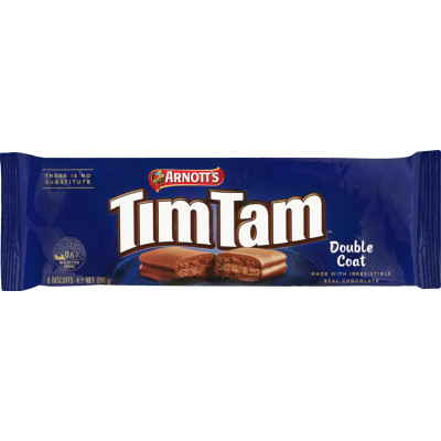 ARNOTT'S TIM TAM DOUBLE COAT 200G - 130292