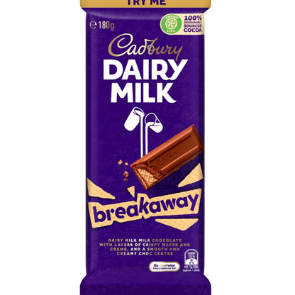 CAD 180G BLOCK TWIRL BREAKAWAY DAIRYMILK 1X13
