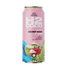 H2 COCO PURE COCONUT WATER & LYCHEE 500ML CAN 1X12