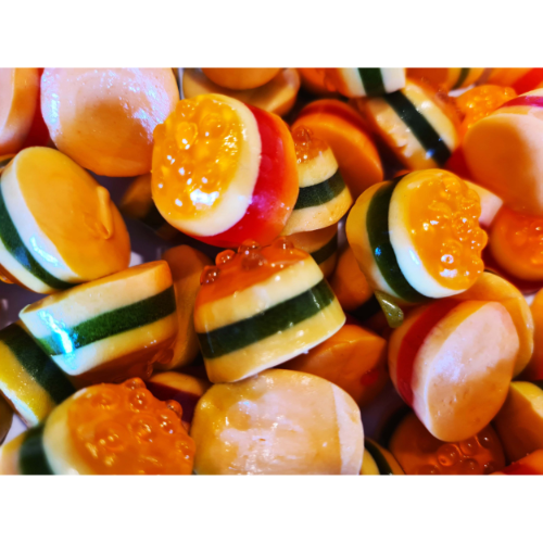 DRAGON GUMMY BURGER 5GM 2KG