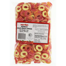 NOW - SOUR PEACH RINGS - 2 KG