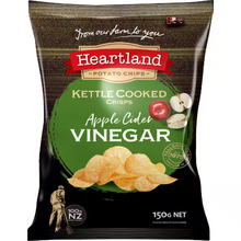 HEARTLAND APPLE CIDER VINEGAR - PREMIUM CRAFTED CRISPS 150G 1X12