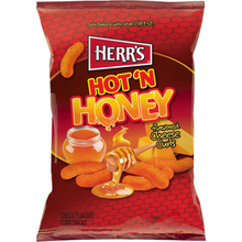 HERRS HOT N HONEY CHEESE CURL-6949- 60Z 170G 1X12