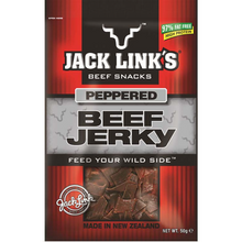 50G JACK'S JERKY PEPPERED 1X10