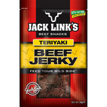 50G JACK'S JERKY TERIYAKI 1X10
