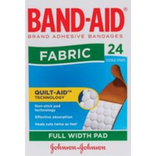 JOHNSON BANDAID FABRIC 24PCA 1PC