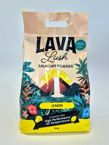 LAVA LUSH WASHING POWDER LEMON 900G