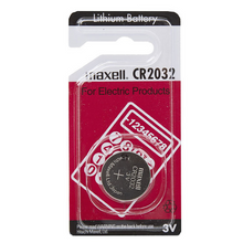MAXELL LITHIUM BATTERIES CR2032H 1X10
