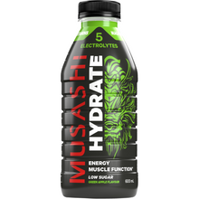 MUSASHI 32954 HYDRATE GREEN APPLE 600ML 1X6