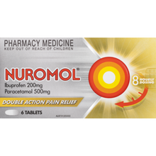 NUROMOL 200MG & PARA 500MG 1X6