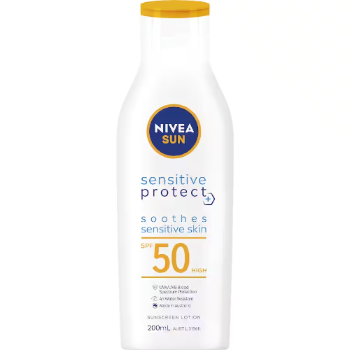 NIVEA SUNSCREEN SENSITIVE SKIN SPF 50 200ML