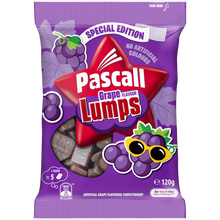 PASCALL FAMILY BAGS GRAPE LUMPS 120G 1X14