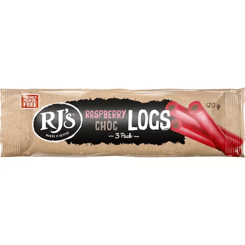 RJS TRIPLE RASP CHOC 120G 3PACK