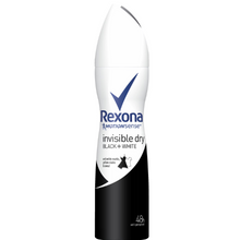 REXONA SPRAY WOMEN INVISIBLE BLACK & WHIT 150ML