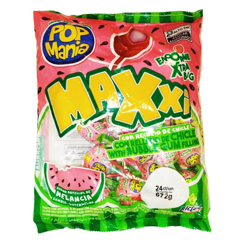 RICLAN POP MANIA  BAG LOLLIPOP WATERMELON 1X24 -127877