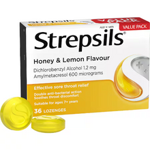 STREPSILS HONEY & LEMON LOZENGES 1X16