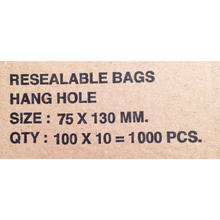 SEAL BAG 75X 130 1000UNIT