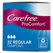 CAREFREE TAMPONS SOFT FOLDS REGULAR 1X32