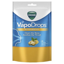 VICKS VAPODROPS BUTTER MENTHOL 1x4