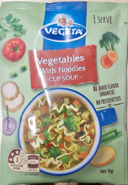 VEGETA INSTANT SOUPS VEGETABLE SOUPS 16G 1X16 - 130306