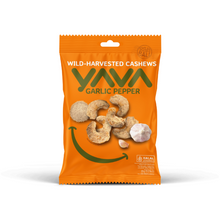 YAVA GARLIC PEPPER CASHEWS 35G 1X10