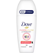 DOVE INVISIBLE CRYSTAL ROLL ON 50ML 1X6